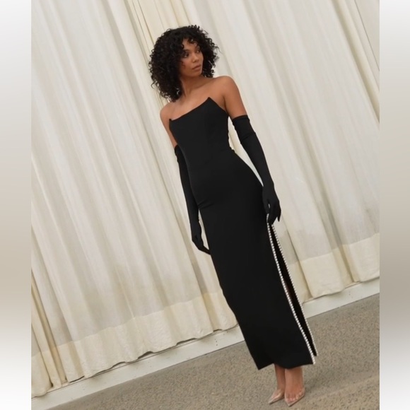 ELIYA ANGELIQUE GOWN BLACK - Picture 5 of 7